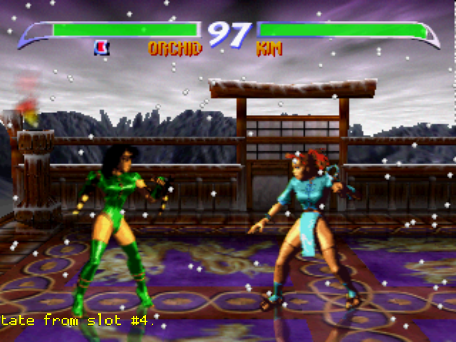 Killer Instinct Gold running in ParaLLEl. This background would normally be glitched in any other HLE plugin.