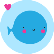 Whale from the Love2D logo