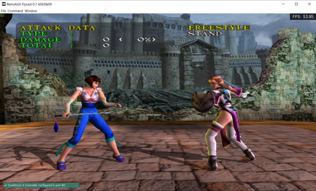 Soul Calibur on Dreamcast with mip-mapping enabled