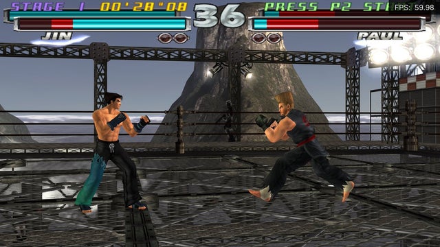 With a no-interlacing patch, Tekken Tag Tournament on PS2 looks visually indistinguishable from the PS3 version that was released years later