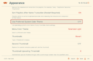 Solarized Light theme for Ozone menu driver