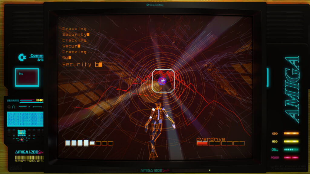 REZ with Dreamcast core upscaling with shader downscaling and cyberpunk style by TheNamec